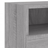TV Wall Cabinets 2 pcs Grey Sonoma 60x30x30 cm Engineered Wood 836865