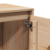 TV Cabinet 156x37x45 cm Solid Wood Pine 814394