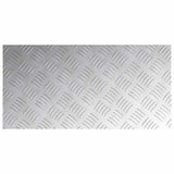 Stair Tread Rectangular 4 pcs Silver 60 x 30 cm Aluminium 4104298