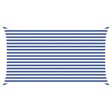 Sun Shade Sail Blue and White 4,5 x 2,5 m 100% Polyester Oxford 42031094