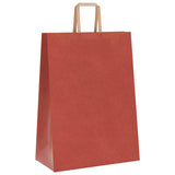 Paper Bags 250 pcs with Handles Red 32x17x44 cm 4101986
