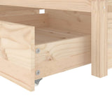 Bed Frame without Mattress with Drawers Single 3103458