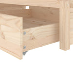 3103463 Bed Frame without Mattress with Drawers 90x200 cm