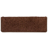 Stair Mats 10 pcs 65x21x4 cm Brown Rectangular Edge 149821