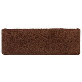 Stair Mats 10 pcs 65x21x4 cm Brown Rectangular Edge 149821