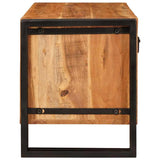 Shoe Cabinet with Door Brown 90 x 38 x 45 cm Solid Acacia Wood 4016723
