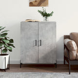 Sideboard Concrete Grey 69.5x34x90 cm Engineered Wood 827736