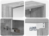 Bathroom Cabinet Set 3 pcs 116 x 16 x 62.5 cm Engineered wood 3403821