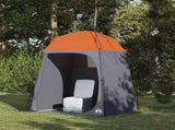 Instant Tent 2-Person Quick-Release with Roof Grey and Orange 42008395