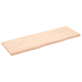 Wall Shelf 180x60x cm Untreated Solid Wood Oak 363603