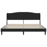 Bed Frame with Headboard Black 180 x 200 cm Faux Leather 42027872