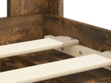 Bed Frame with Storage and Headboard Smoked Oak 90 x 190 cm 3413905