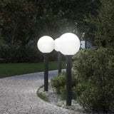 Bollard Lights with Sensor 3 pcs 80 cm Black IP44 4006116