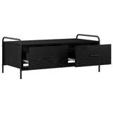 Coffee Table Black Oak 99.5 x 49 x 41 cm Engineered Wood 8013608