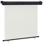 Balcony Side Awning 165x250 cm Cream 48431