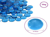 Glass Nugget 17-19 mm Sky Blue Glass 42041603