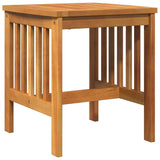 Side Table Oil Natural Solid Acacia Wood 4106451