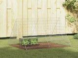 Rabbit Cage Silver 110 x 100 x 85 cm Galvanised Steel 42019228