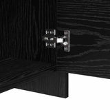 TV Cabinet Set Black Oak 90 x 35 x 40 cm Engineered Wood 875233