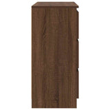 Sideboard Brown Oak 80x35x76 cm Engineered Wood 861739