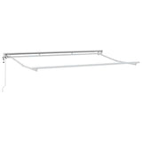 Awning Frame Retractable White 3.5 x 2 m Powder-coated Steel 42002533