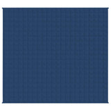 Weighted Blanket Blue 220x235 cm King 11 kg Fabric 350800