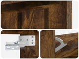 Wall-Mounted Shoe Cabinet ZWOLLE 71 x 17 x 86 cm Smoked Oak 896420