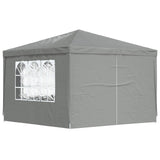 Party Tent 300 x 300 x 255 cm Light Grey PE and Steel 42032999