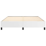 Bed Frame without Mattress White 152x203 cm Queen Faux Leather 347282
