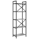 Bookshelf Grey Sonoma 56 x 34 x 171 cm Engineered Wood 883865