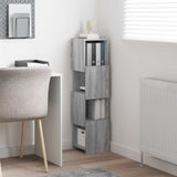 Corner Cabinet Grey Sonoma 25.5x25x102cm Engineered Wood 889810