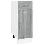 ZNTS Drawer Bottom Cabinet Grey Sonoma 30x46x81.5 cm Engineered Wood 815568