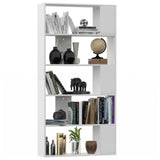 Book Cabinet White Engineered wood Large Book Cabinet 800099