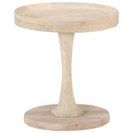 ZNTS Side Table Ø40x45 cm Solid Mango Wood 320600
