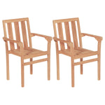 3 Piece Bistro Set Solid Teak 44736
