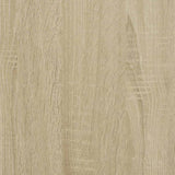 Dressing Table with Cabinet Sonoma Oak 80x35x132 cm 848236