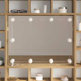 Mirror Lights 12 pcs White 4.5 x 4.5 x 4.8 cm Plastic 864916
