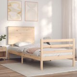 Bed Frame without Mattress Small Single Solid Wood 3195181