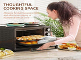 28L Mini Oven with 2 Hot Plates, Countertop Toaster Oven, Grill, Roast, Bake, Boil, with Timer, T3398P344222