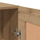 Wall Mounted Cabinet Artisian Oak 69.5x34x90 cm Engineered Wood 857313