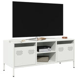 ZNTS TV Cabinet White 101.5x39x43.5 cm Cold-rolled Steel 851303