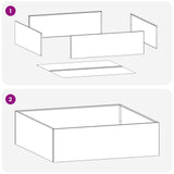 Garden Planter Olive Green 100 x 100 x 20 cm Cold-rolled Steel 8005028