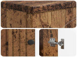 Bathroom Sink Cabinet ALKMAAR Old Wood 59.5 x 31.5x 59 cm 896133