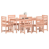 7 Piece Garden Dining Set Solid Wood Douglas 3154712