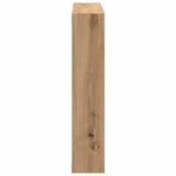 Wall Shelf Artisan Oak 90x16x78 cm Engineered Wood 856070