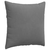 Sofa Pillows 2 pcs Dark Grey 80 x 80 cm Fabric 42014071