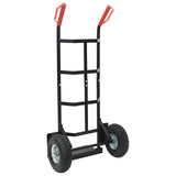 Extendable Hand Trolley Black and Red 57 x 46 x 113 cm Steel 4019013