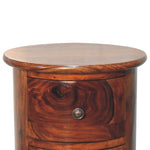 3 Drawer Chestnut Sheesham Drum IN3449