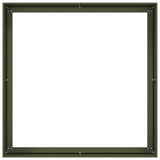 Planter Olive Green 100x100x40 cm Steel 860818