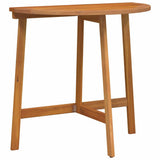 Bistro Set with Cushion 3 pcs Oil Natural Solid Acacia Wood 4105508